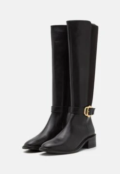 Leather- Laarzen - Black -Dameskleding 7f7a93d5a9764b9c8d7726d44cb3f0af