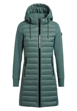 Khujo Ruth Matt - Winterjas - Kupfergrün -Dameskleding 83eba495154e48c58758e196cca500d7