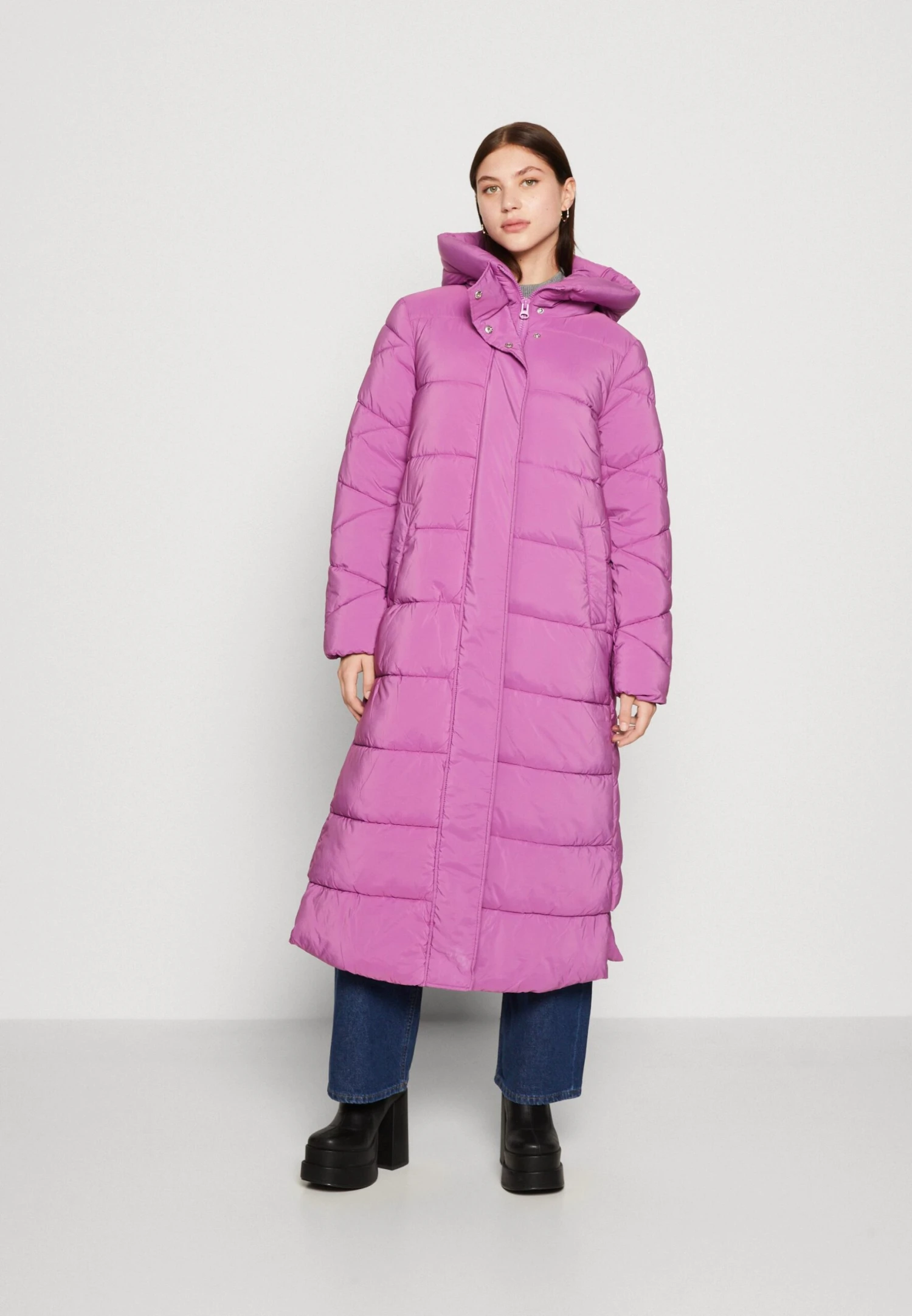Yasliro Long Padded Coat - Winterjas - Hyacinth Violet 3 Yasliro Long Padded Coat - Winterjas - Hyacinth Violet