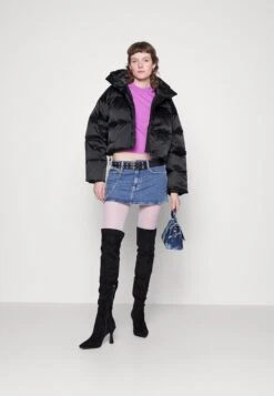 Calvin Klein Shine Puffer Down Coat - Gewatteerde Jas - Black -Dameskleding 8af424625cba47cca26aca242f87063d