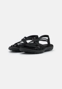 Skechers Reggae Slim Fit - Sandalen - Black Gore -Dameskleding 97840cee0c434d808e1f35f80d39fed6