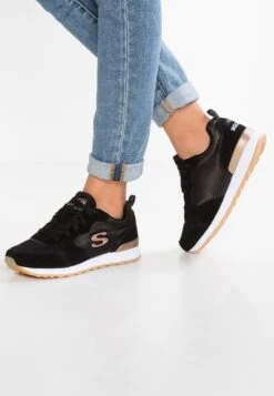 Dameskleding 17 Skechers Sneakers Laag - Black /Rose Gold