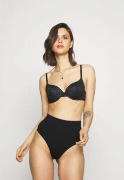 Anna Field 2Pp High Waist Thong - String - Black -Dameskleding a445742073d54b29ad603d96bf5cfa73