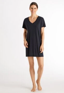 HANRO Laura - Nachtjapon - Midnight 9 HANRO Laura - Nachtjapon - Midnight -Dameskleding a52ce214009740b8a4e5beb34f60268e