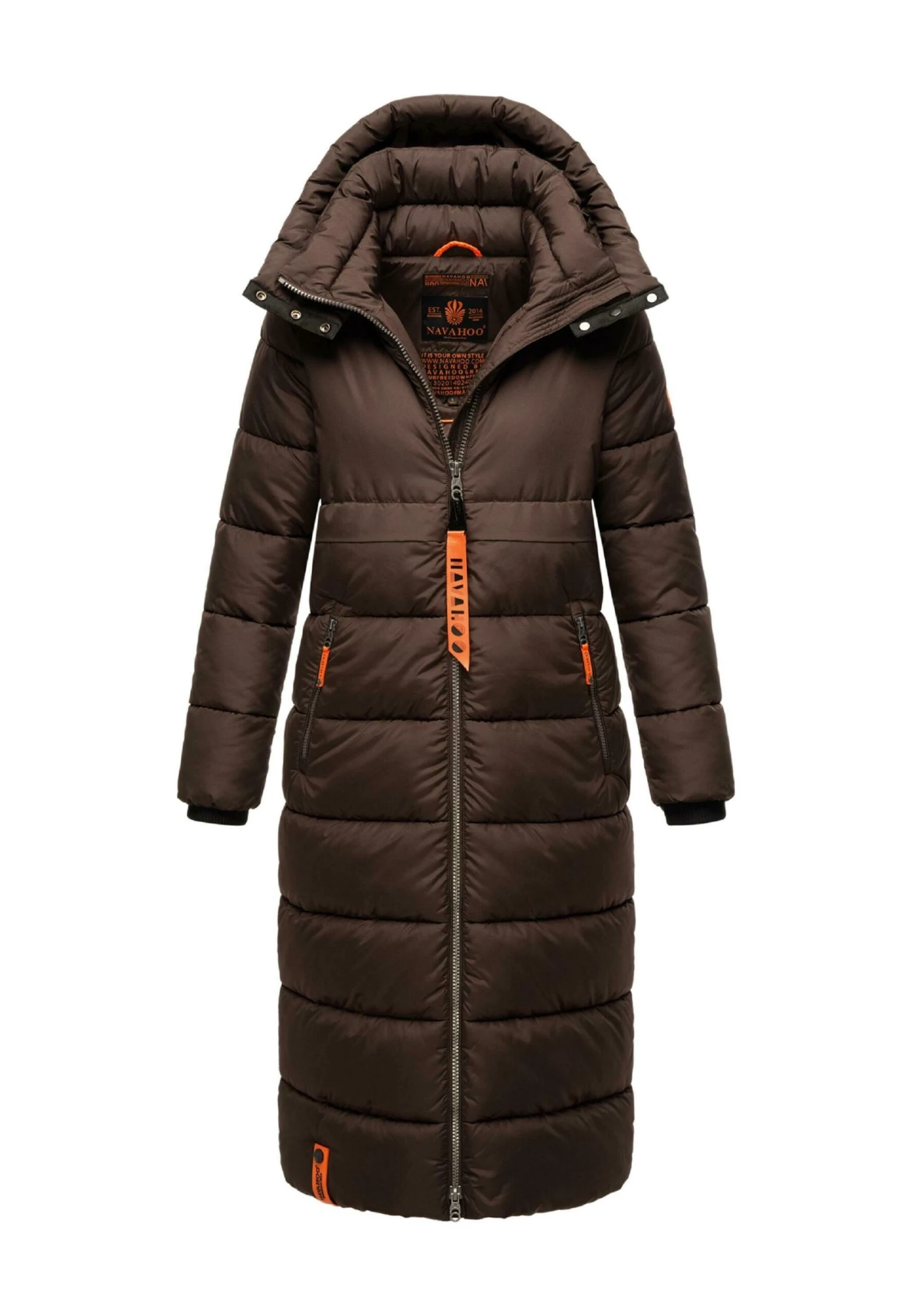 Navahoo Kristallblume - Winterjas - Dark Choco 3 Navahoo Kristallblume - Winterjas - Dark Choco