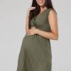 Happy Mama Jurk - Khaki 2 Happy Mama Jurk - Khaki -Dameskleding a6d64115caa24f0f800927015ae621f7