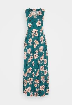 Anna Field Maxi-Jurk - Dark Green/Pink -Dameskleding a73ea3f57bac494981bebf50dc4aeb2e