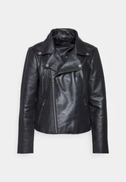 Mos Mosh Cami Leather Jacket - Leren Jas - Black -Dameskleding a8d4401fce1042b88f77c5d5e449ec20