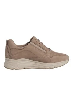 Tamaris Pure Relax - Sneakers Laag - Taupe Nubuc -Dameskleding aa58c415ae114c518ddf50a072a1bcf3