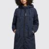 Khujo Mantel Voya3 - Parka - Dunkelblau 1 Khujo Mantel Voya3 - Parka - Dunkelblau -Dameskleding ac2aef62e79c439f971610ac015a5a03