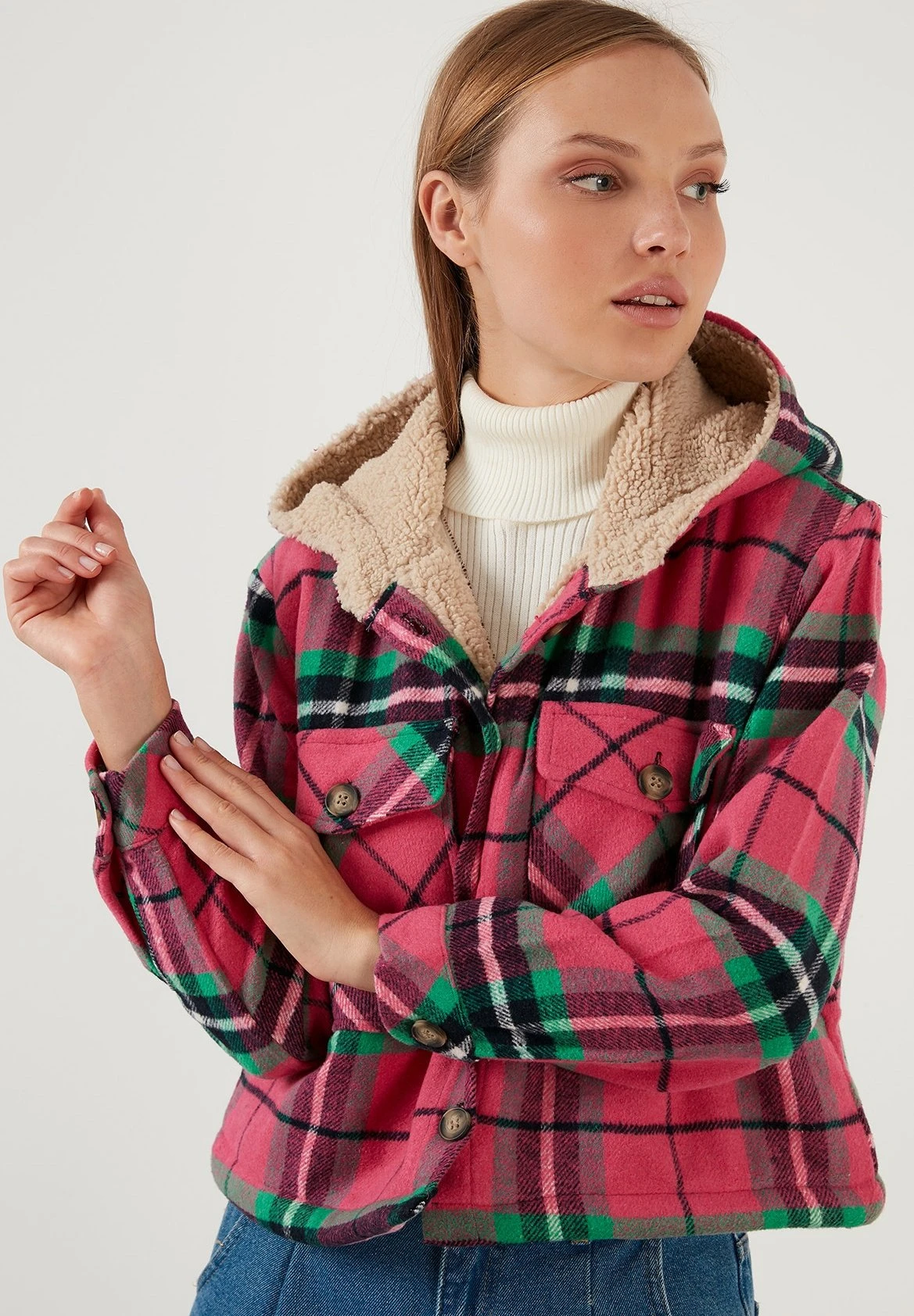 LELA Regular Fit - Jas - Fuchsia 9 LELA Regular Fit - Jas - Fuchsia - Afbeelding 7