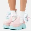 KOI FOOTWEAR Melanie Martinez Sweet Teddy Bear Platform Boots - Korte Laarzen - Blue/Pink/White 2 KOI FOOTWEAR Melanie Martinez Sweet Teddy Bear Platform Boots - Korte Laarzen - Blue/Pink/White -Dameskleding b5473789303b423684342dcaedeab273