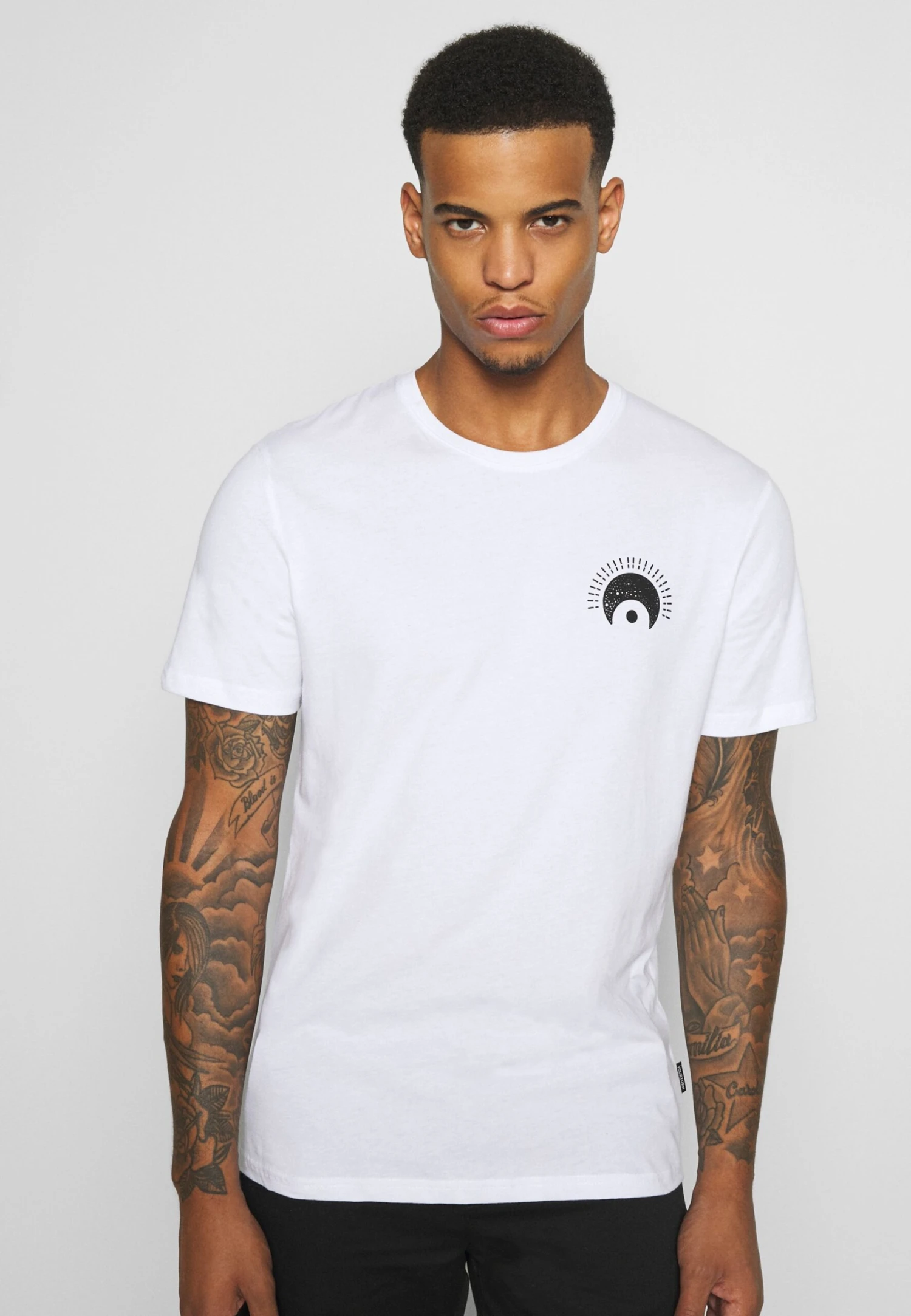 YOURTURN Eye Moon Tee Unisex - T-Shirt Print - White 5 YOURTURN Eye Moon Tee Unisex - T-Shirt Print - White - Afbeelding 3