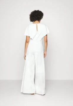 Wedding Betty V Neck Wrap - Jumpsuit - White -Dameskleding bbbcfd661b3c405694375806b0ea546a