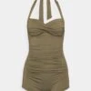 Seafolly Collective Boyleg One Piece - Badpak - Dark Olive -Dameskleding c5f4df127ee640e3876be959de04ddd3
