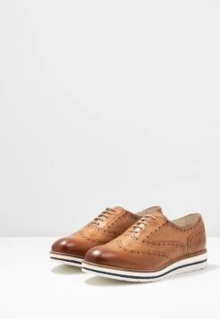 Anna Field Leather - Sportieve Veterschoenen - Cognac -Dameskleding c63208e013b947dc987ae4c00b94aaef