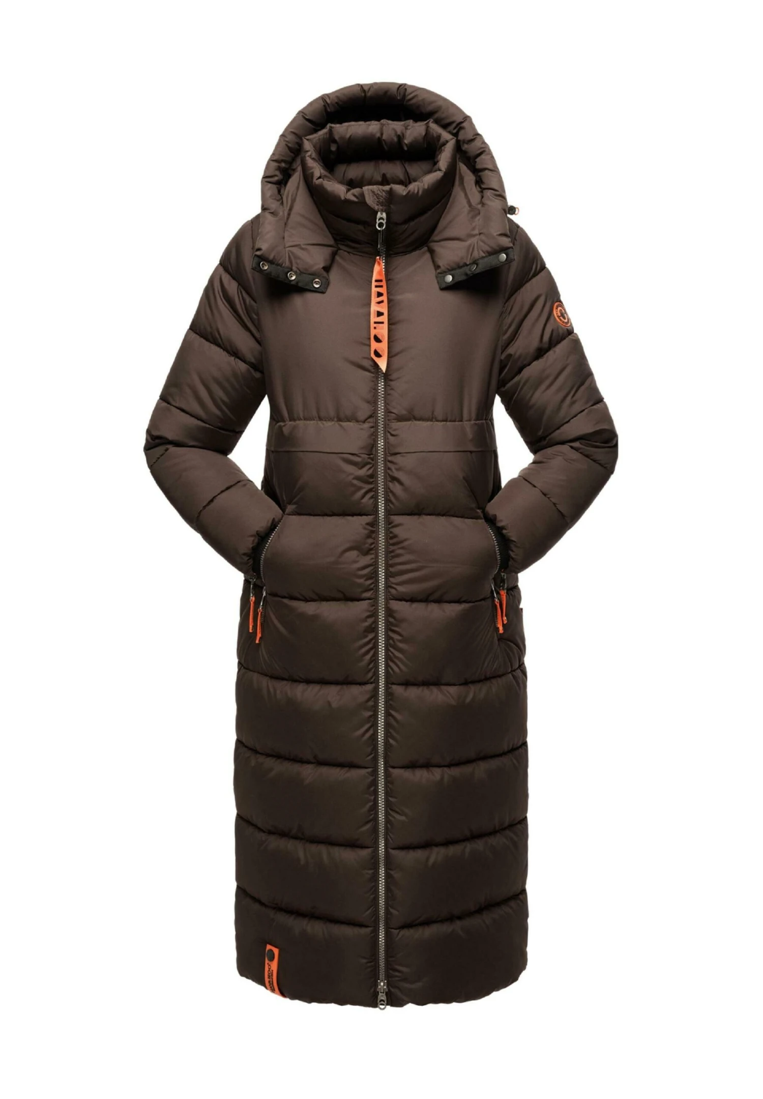 Navahoo Kristallblume - Winterjas - Dark Choco 7 Navahoo Kristallblume - Winterjas - Dark Choco - Afbeelding 5