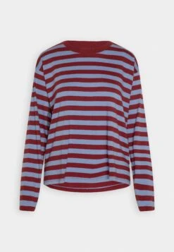 Monki Longsleeve - Dark Red/Blue 11 Monki Longsleeve - Dark Red/Blue -Dameskleding cf577ad2d81442f9b091d5016aa0dba5
