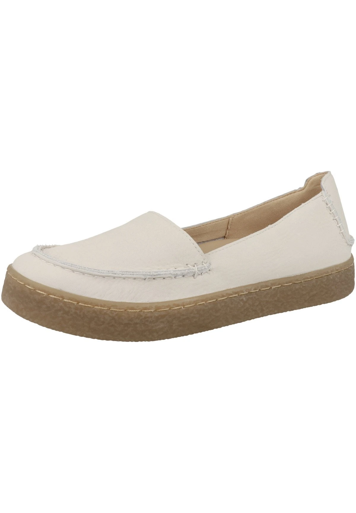 Clarks Barleigh - Instappers - Off White Leather 4 Clarks Barleigh - Instappers - Off White Leather - Afbeelding 2