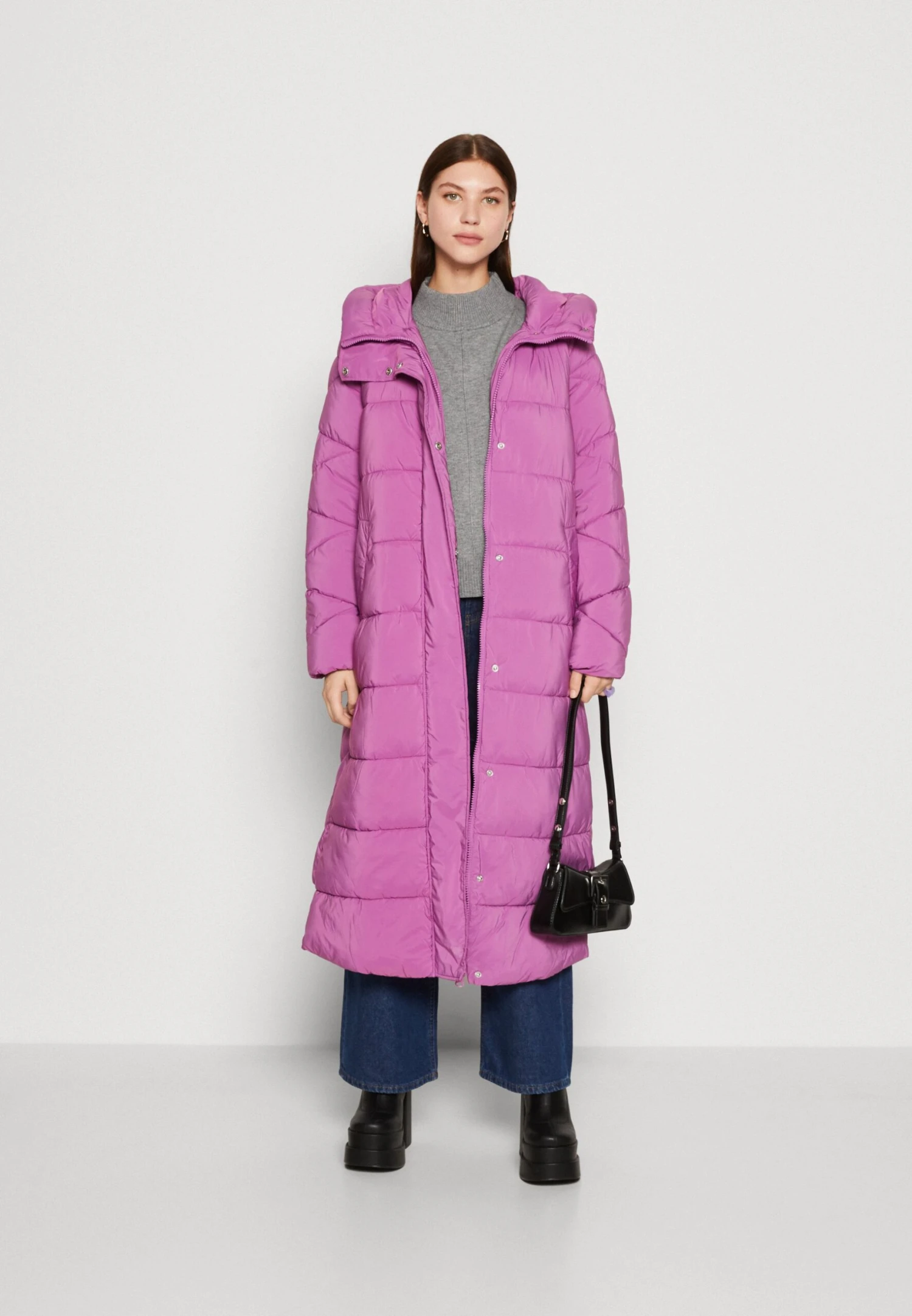 Yasliro Long Padded Coat - Winterjas - Hyacinth Violet 4 Yasliro Long Padded Coat - Winterjas - Hyacinth Violet - Afbeelding 2