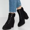Anna Field Winter Boot - Enkellaarsjes Met Plateauzool - Black -Dameskleding e1d63faadbe5493aae8ee5fe1252755c
