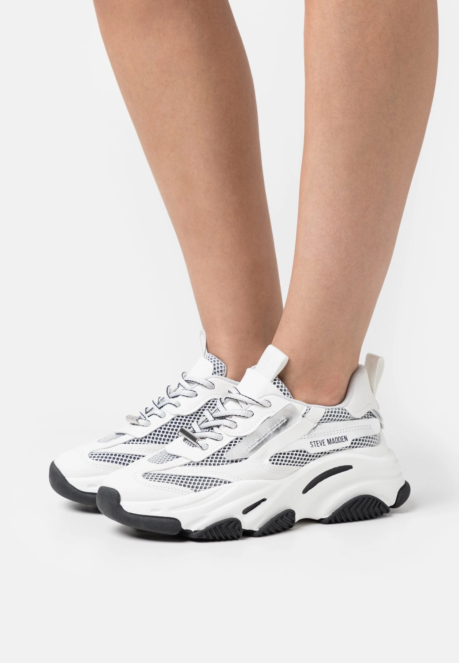 Steve Madden Possession - Sneakers Laag - Silver/White 3 Steve Madden Possession - Sneakers Laag - Silver/White