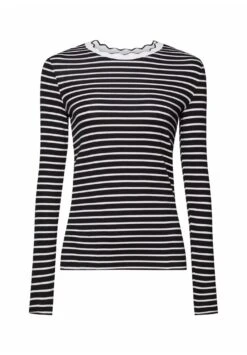 ESPRIT Muschelkante Am Ausschnitt - Longsleeve - Black -Dameskleding ef52ebfe08014ca0afa51e842691089a