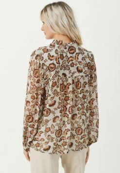 Part Two Viktorine - Overhemdblouse - Koi Japanese Flower Print -Dameskleding f116128f20944e8faf86de97f9f938e2