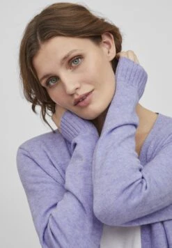 Vila Viril Long Cardigan - Vest - Sweet Lavender -Dameskleding f2781c02db1346f29deb8ae2cd5f8768