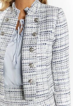 Faina Bouclé - Blazer - Blau Mehrfarbig 10 Faina Bouclé - Blazer - Blau Mehrfarbig -Dameskleding f8509fe12c2a4505be7d60002b7c5323