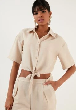 LELA Regular Fit - Overhemdblouse - Stone 10 LELA Regular Fit - Overhemdblouse - Stone -Dameskleding fa6d3fc56307430f94e0bd3b7b5c8ff8