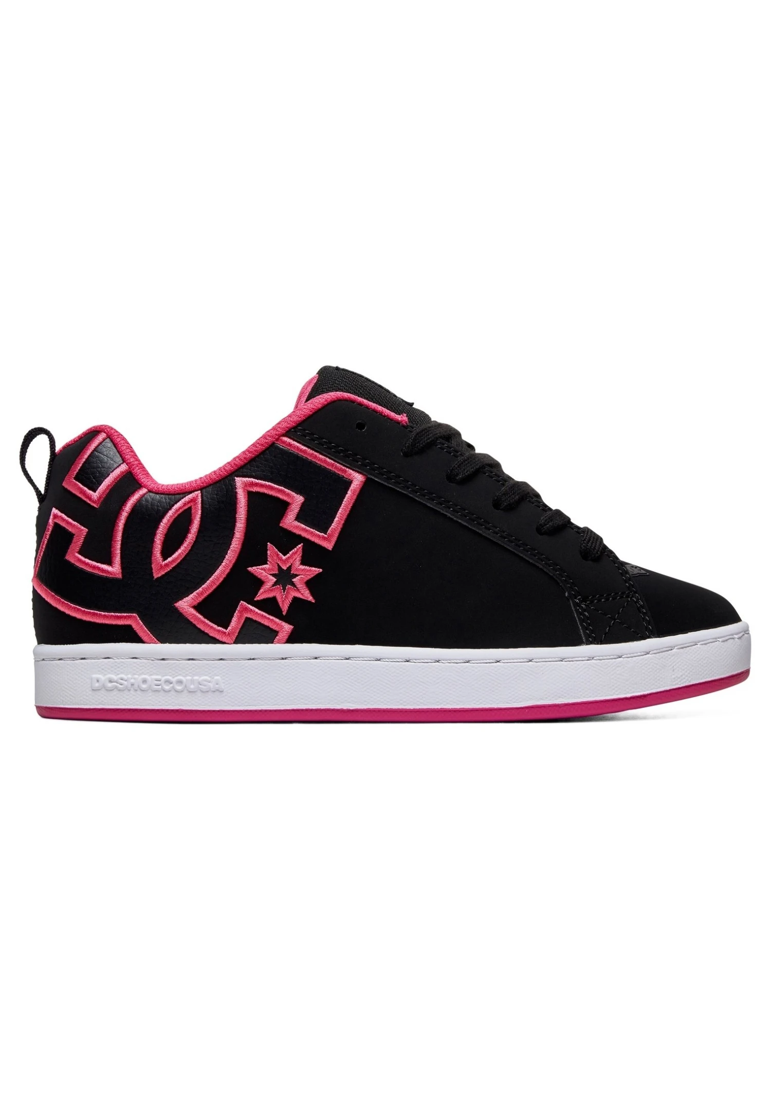 DC SHOES Court Graffik - Sneakers Laag - Black/Pink Stencil 3 DC SHOES Court Graffik - Sneakers Laag - Black/Pink Stencil