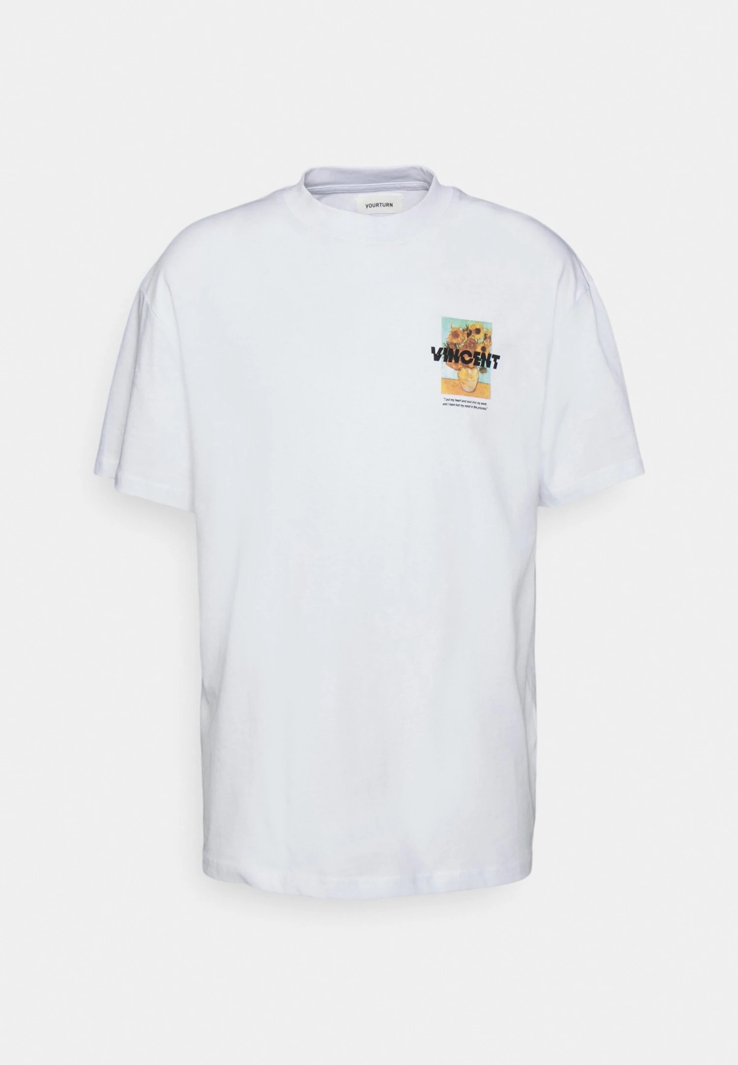 YOURTURN Unisex - T-Shirt Print - White 8 YOURTURN Unisex - T-Shirt Print - White - Afbeelding 6